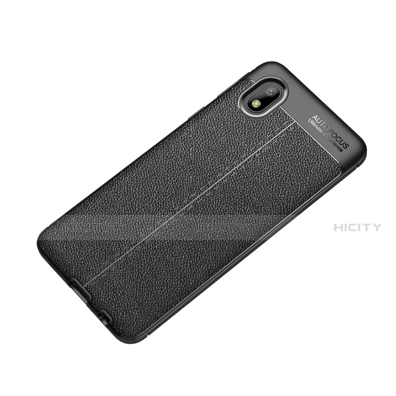 Coque Silicone Gel Motif Cuir Housse Etui pour Samsung Galaxy M01 Core Plus