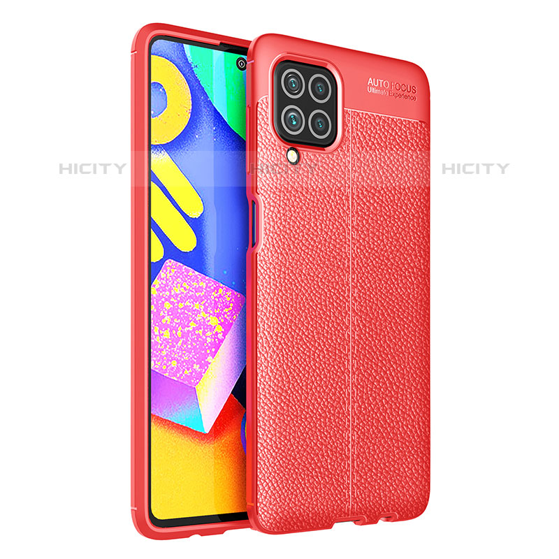 Coque Silicone Gel Motif Cuir Housse Etui pour Samsung Galaxy M62 4G Plus