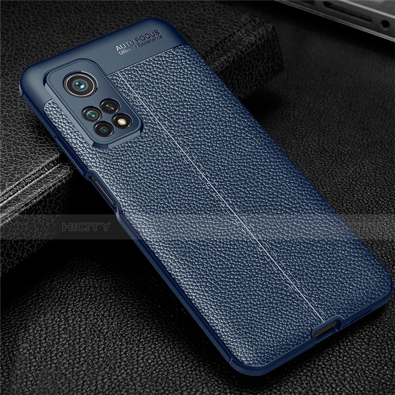 Coque Silicone Gel Motif Cuir Housse Etui pour Xiaomi Mi 10T 5G Plus