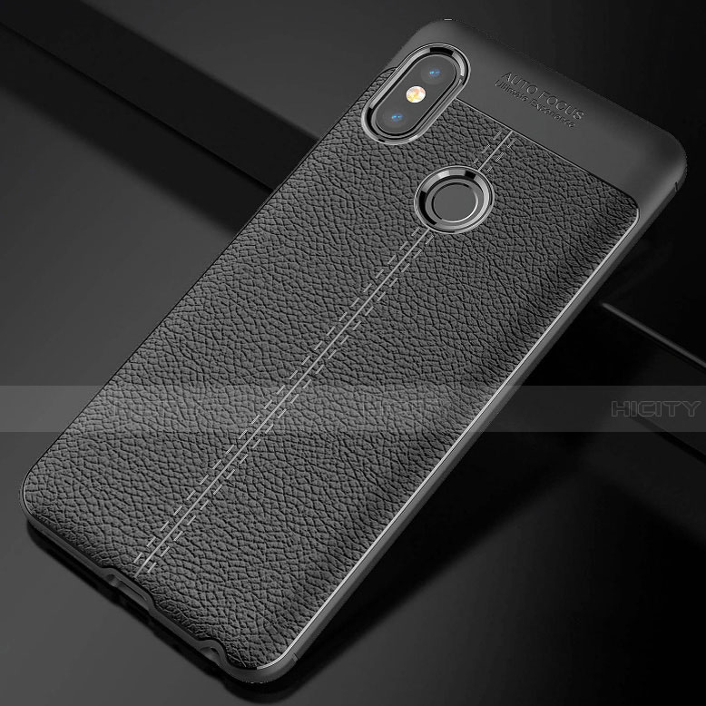 Coque Silicone Gel Motif Cuir Housse Etui pour Xiaomi Mi 6X Plus