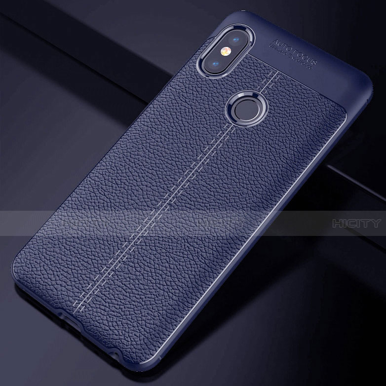 Coque Silicone Gel Motif Cuir Housse Etui pour Xiaomi Mi 6X Plus