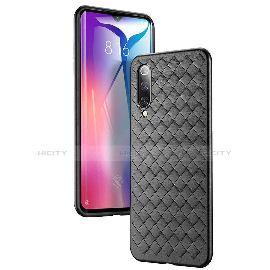 Coque Silicone Gel Motif Cuir Housse Etui pour Xiaomi Mi 9 Lite Plus