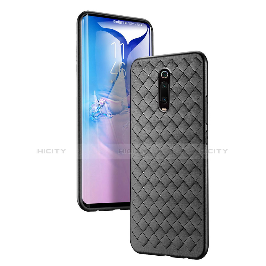 Coque Silicone Gel Motif Cuir Housse Etui pour Xiaomi Mi 9T Plus