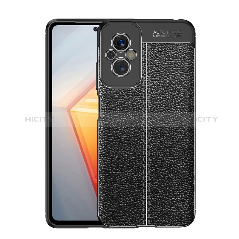 Coque Silicone Gel Motif Cuir Housse Etui pour Xiaomi Redmi 11 Prime 4G Plus