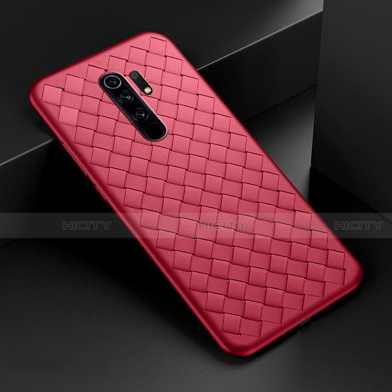 Coque Silicone Gel Motif Cuir Housse Etui pour Xiaomi Redmi 9 Plus