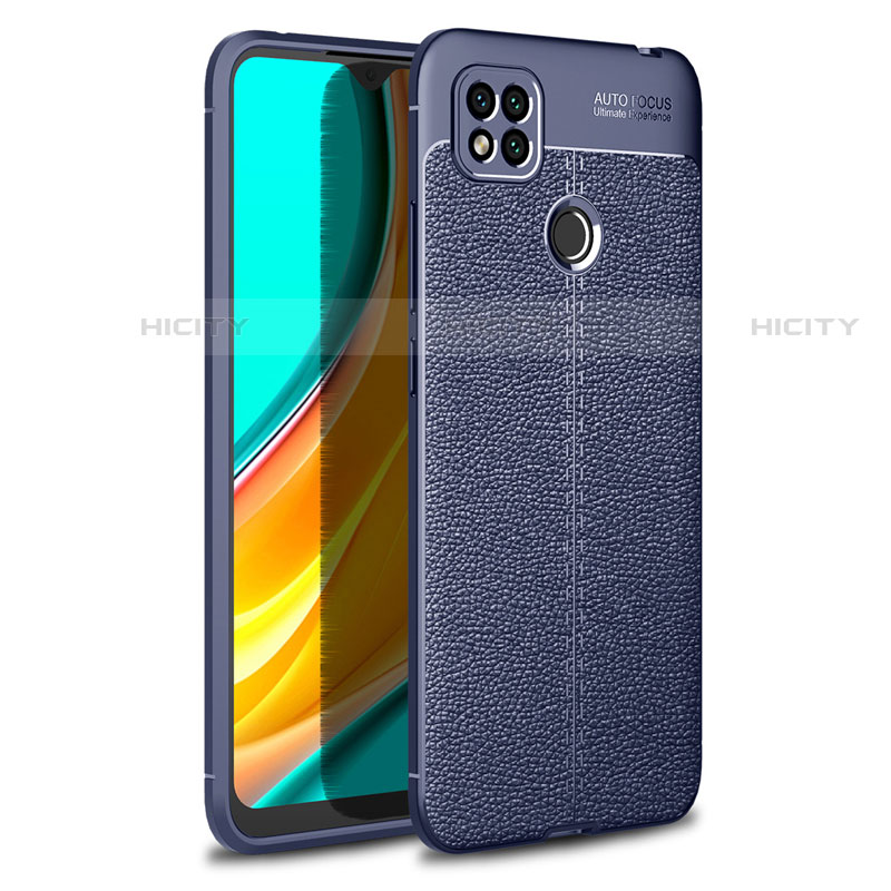 Coque Silicone Gel Motif Cuir Housse Etui pour Xiaomi Redmi 9C Plus