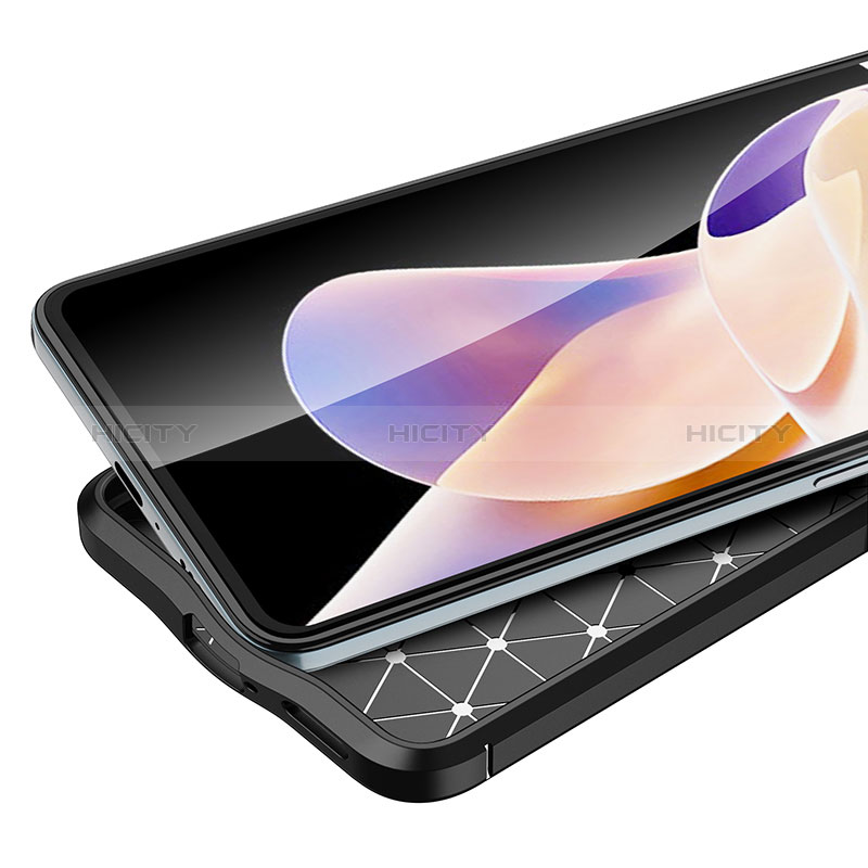 Coque Silicone Gel Motif Cuir Housse Etui pour Xiaomi Redmi Note 11 Pro+ Plus 5G Plus