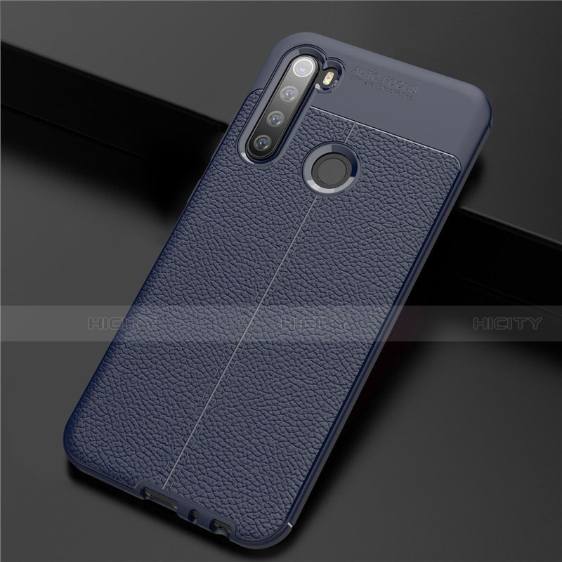 Coque Silicone Gel Motif Cuir Housse Etui pour Xiaomi Redmi Note 8 (2021) Plus