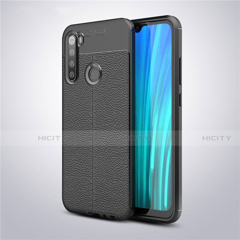 Coque Silicone Gel Motif Cuir Housse Etui pour Xiaomi Redmi Note 8 (2021) Plus