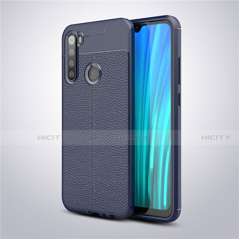 Coque Silicone Gel Motif Cuir Housse Etui pour Xiaomi Redmi Note 8 Plus