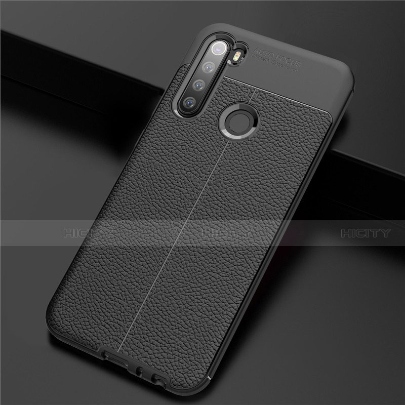 Coque Silicone Gel Motif Cuir Housse Etui pour Xiaomi Redmi Note 8 Plus