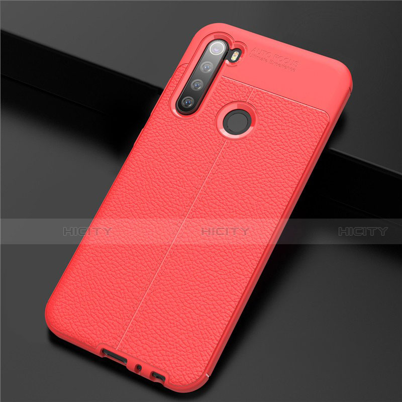 Coque Silicone Gel Motif Cuir Housse Etui pour Xiaomi Redmi Note 8 Plus