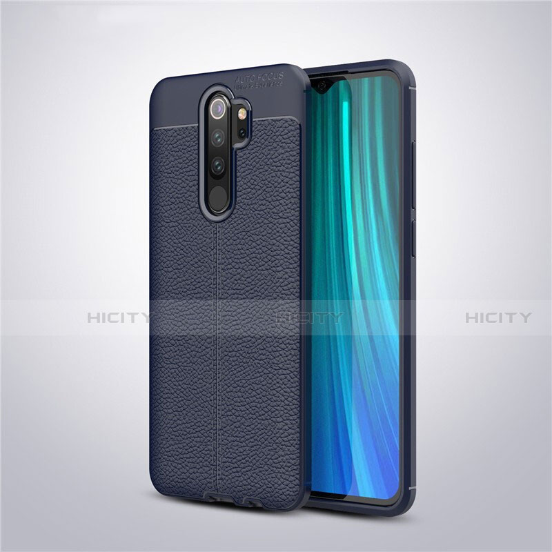 Coque Silicone Gel Motif Cuir Housse Etui pour Xiaomi Redmi Note 8 Pro Plus