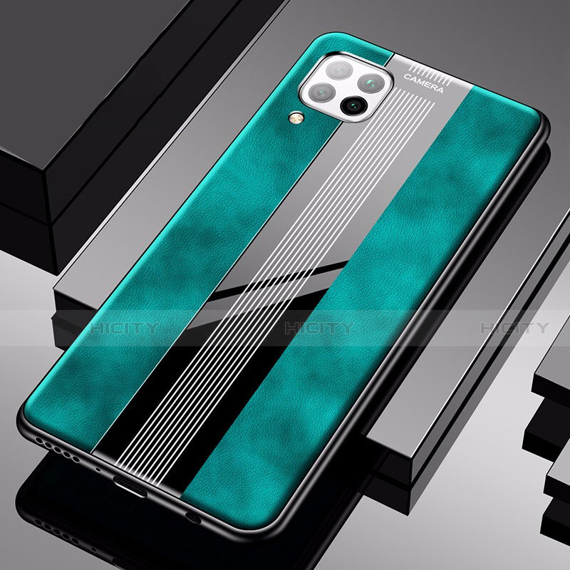 Coque Silicone Gel Motif Cuir Housse Etui S01 pour Huawei Nova 6 SE Vert Plus