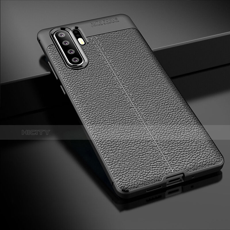 Coque Silicone Gel Motif Cuir Housse Etui S01 pour Huawei P30 Pro New Edition Plus