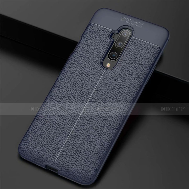 Coque Silicone Gel Motif Cuir Housse Etui S01 pour OnePlus 7T Pro 5G Plus