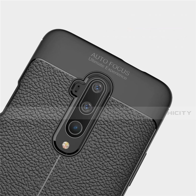 Coque Silicone Gel Motif Cuir Housse Etui S01 pour OnePlus 7T Pro 5G Plus