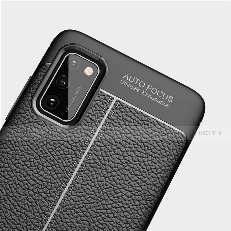 Coque Silicone Gel Motif Cuir Housse Etui S01 pour Samsung Galaxy A41 Plus