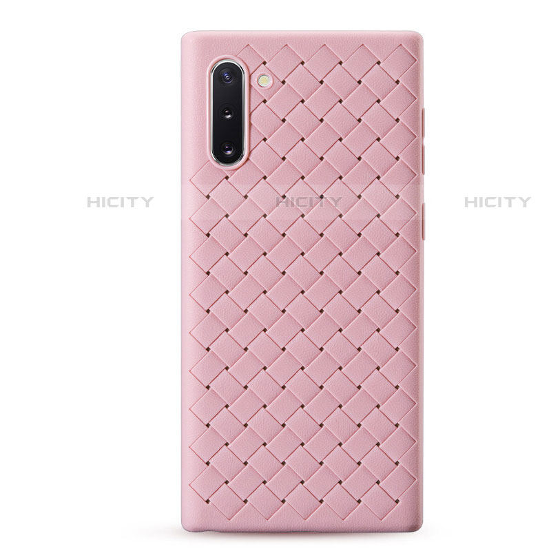 Coque Silicone Gel Motif Cuir Housse Etui S01 pour Samsung Galaxy Note 10 5G Plus