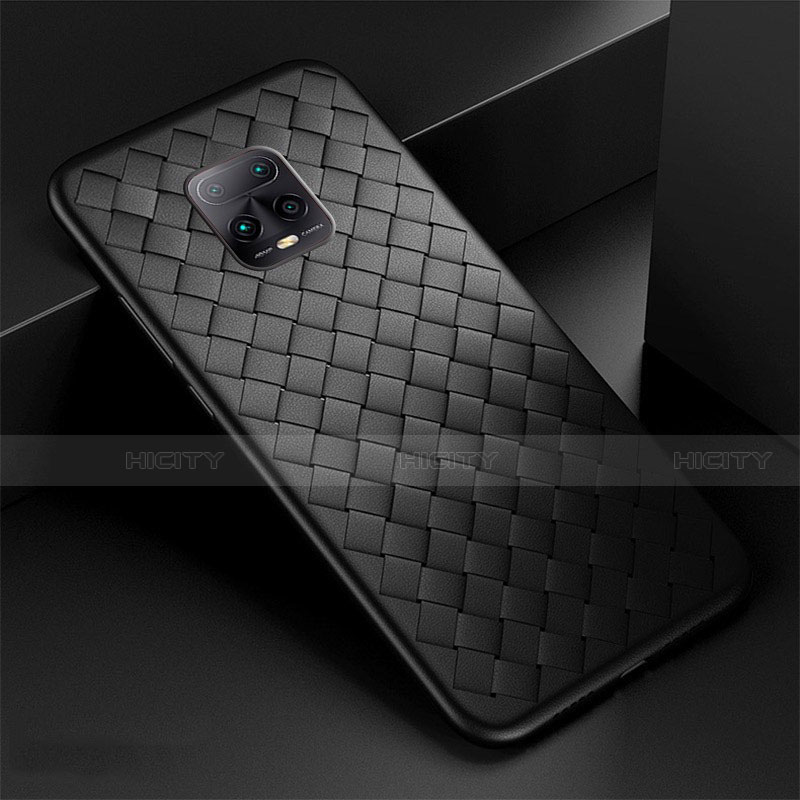 Coque Silicone Gel Motif Cuir Housse Etui S01 pour Xiaomi Redmi 10X 5G Plus