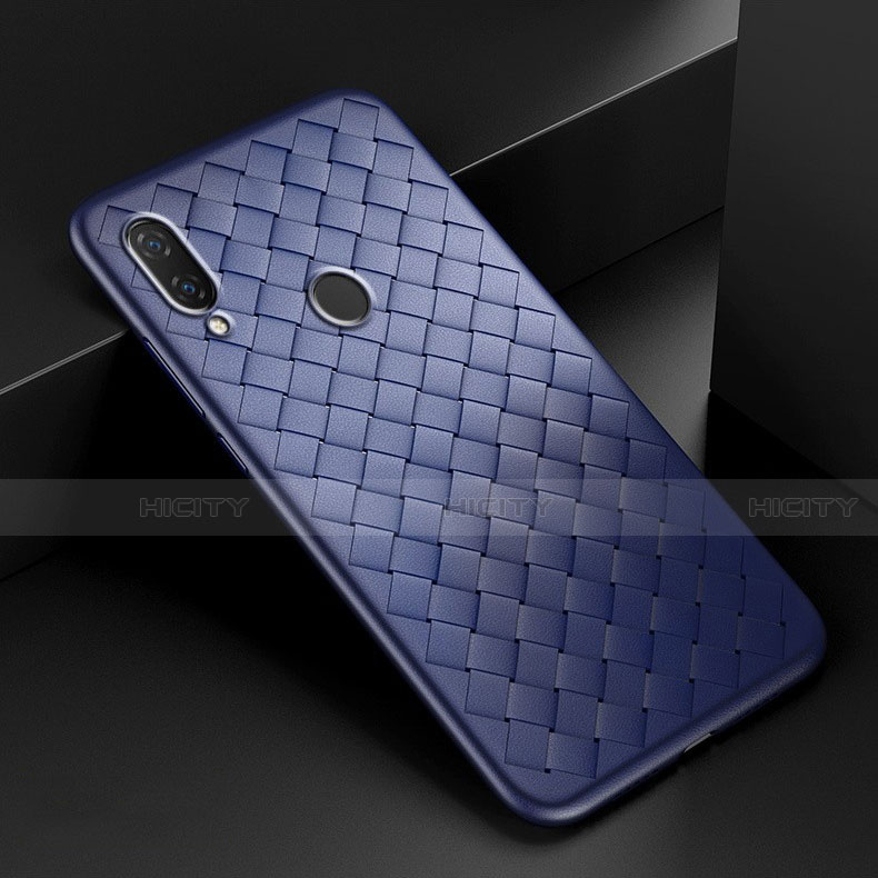 Coque Silicone Gel Motif Cuir Housse Etui S01 pour Xiaomi Redmi Note 7 Plus