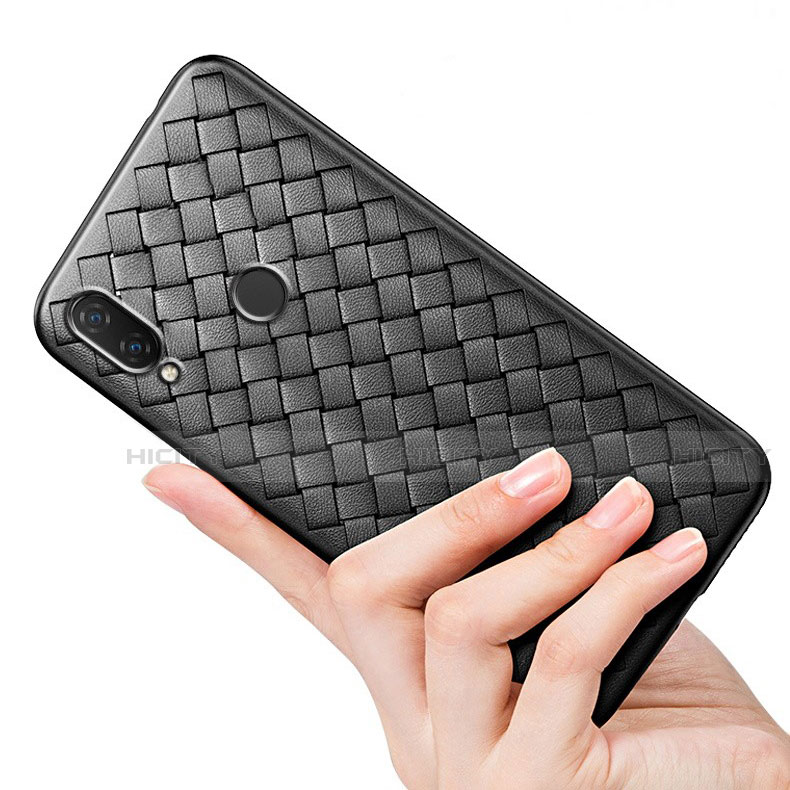 Coque Silicone Gel Motif Cuir Housse Etui S01 pour Xiaomi Redmi Note 7 Plus