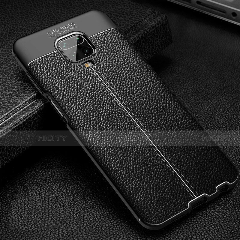 Coque Silicone Gel Motif Cuir Housse Etui S01 pour Xiaomi Redmi Note 9 Pro Max Plus