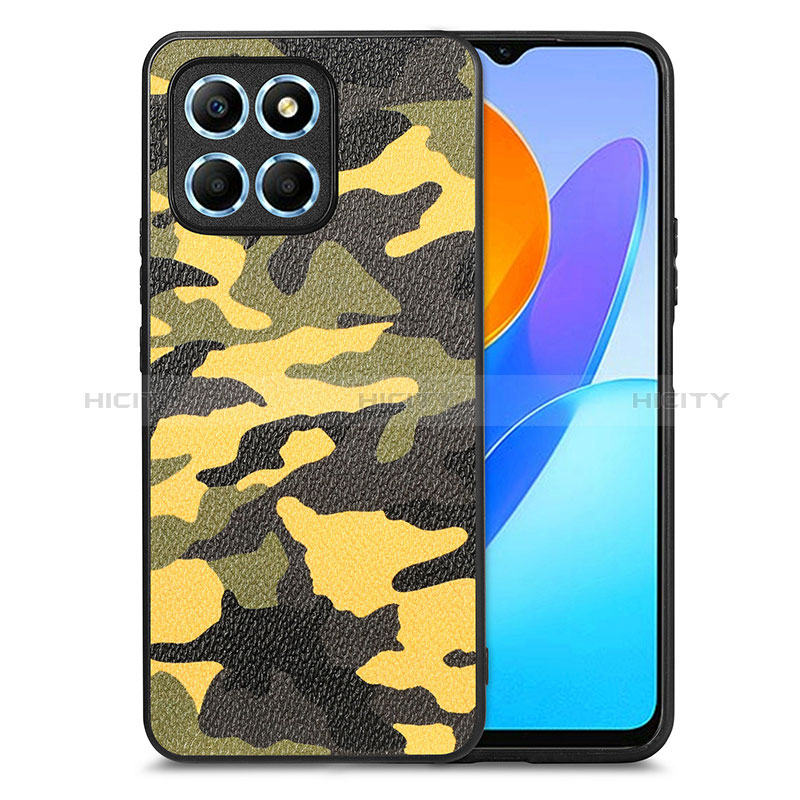 Coque Silicone Gel Motif Cuir Housse Etui S01D pour Huawei Honor 70 Lite 5G Plus