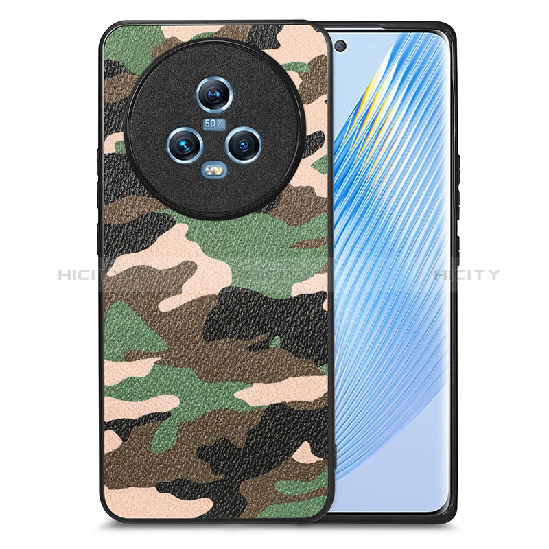 Coque Silicone Gel Motif Cuir Housse Etui S01D pour Huawei Honor Magic5 5G Plus