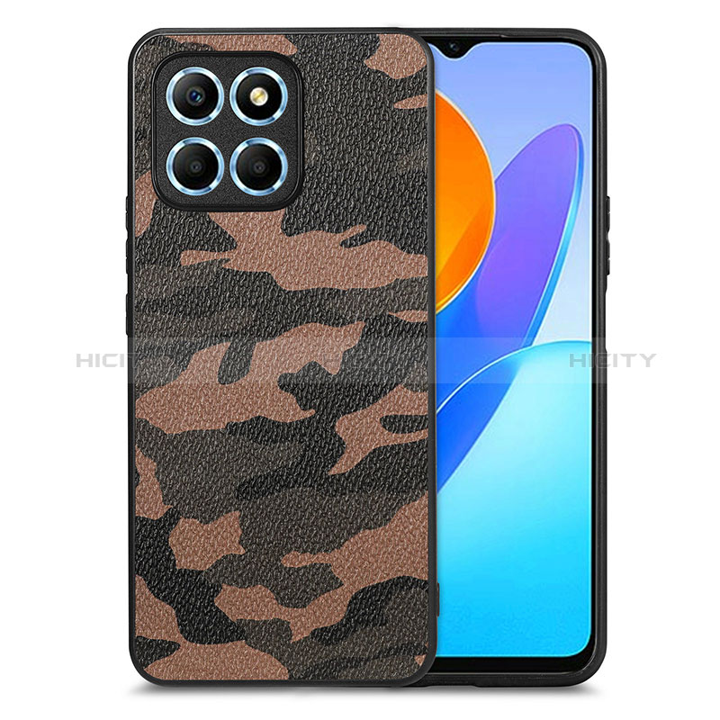 Coque Silicone Gel Motif Cuir Housse Etui S01D pour Huawei Honor X6S Plus