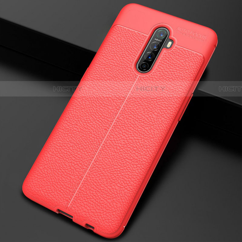 Coque Silicone Gel Motif Cuir Housse Etui S02 pour Oppo Reno Ace Plus