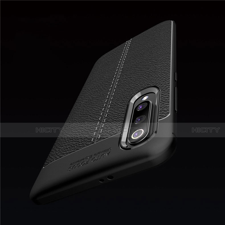 Coque Silicone Gel Motif Cuir Housse Etui S02 pour Xiaomi Mi 9 Pro 5G Plus