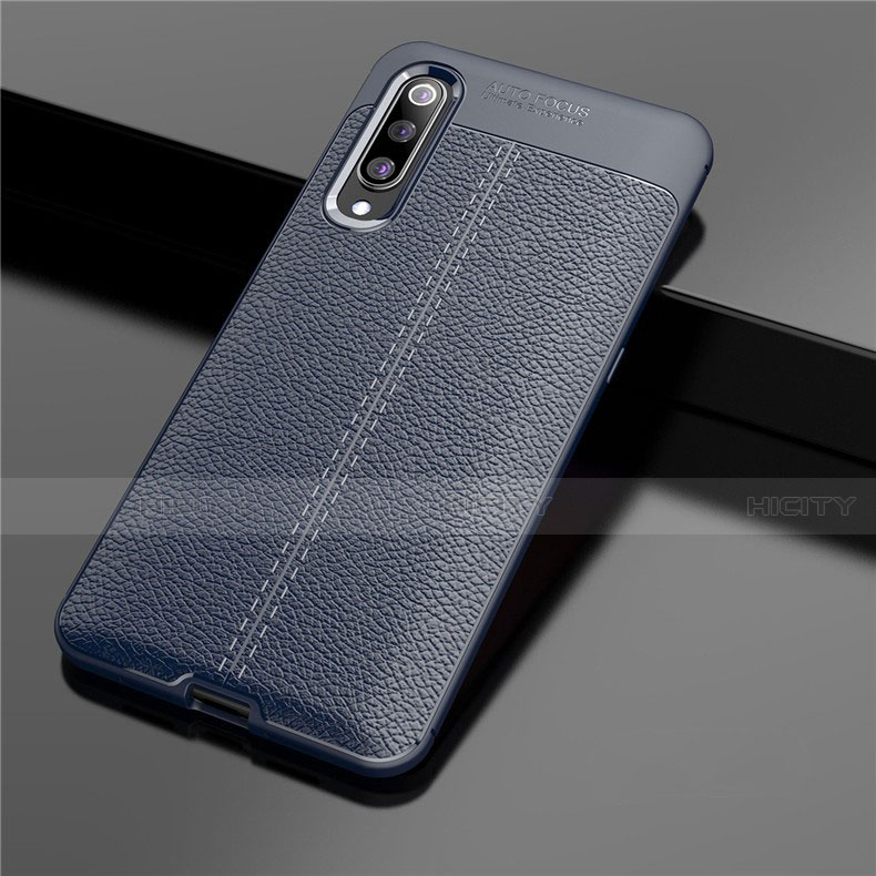 Coque Silicone Gel Motif Cuir Housse Etui S02 pour Xiaomi Mi 9 Pro Plus