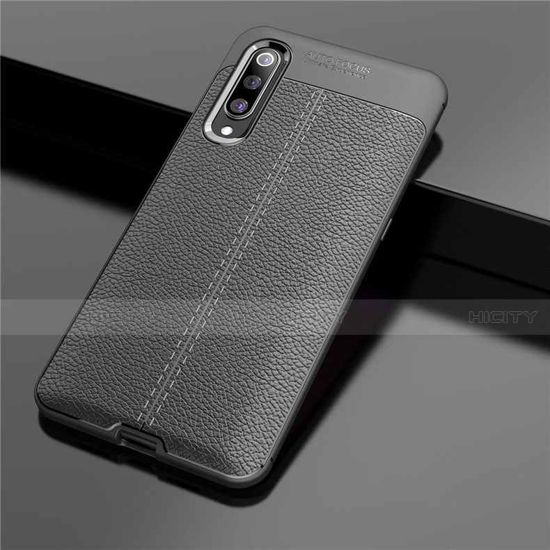 Coque Silicone Gel Motif Cuir Housse Etui S02 pour Xiaomi Mi A3 Lite Plus