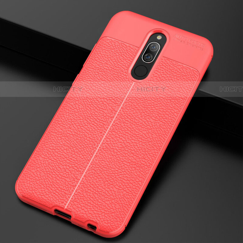 Coque Silicone Gel Motif Cuir Housse Etui S02 pour Xiaomi Redmi 8 Plus