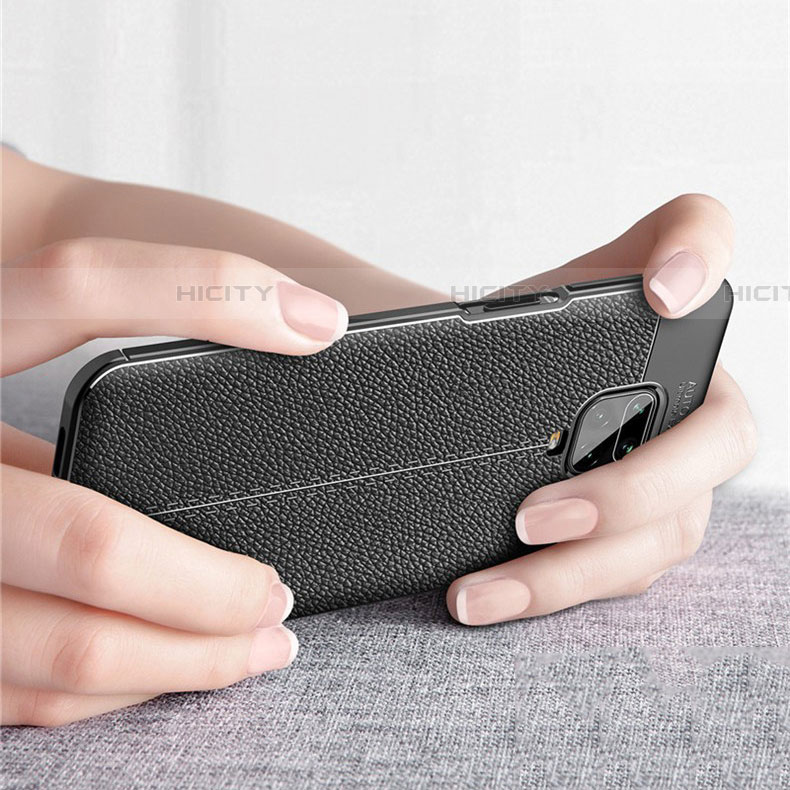 Coque Silicone Gel Motif Cuir Housse Etui S02 pour Xiaomi Redmi Note 9S Plus