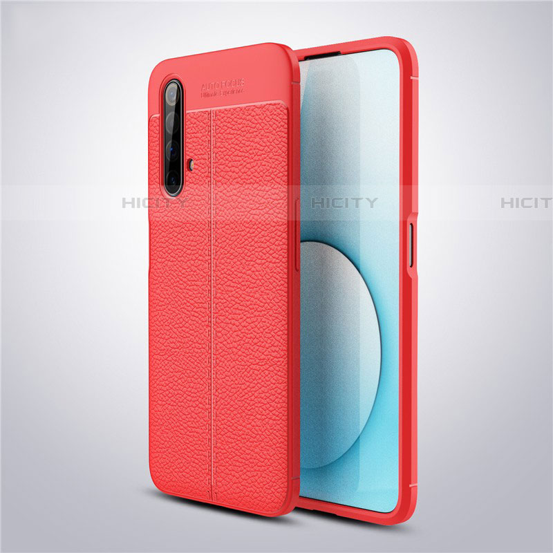 Coque Silicone Gel Motif Cuir Housse Etui S03 pour Realme X3 SuperZoom Plus