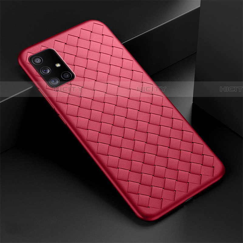 Coque Silicone Gel Motif Cuir Housse Etui S03 pour Samsung Galaxy A71 5G Plus