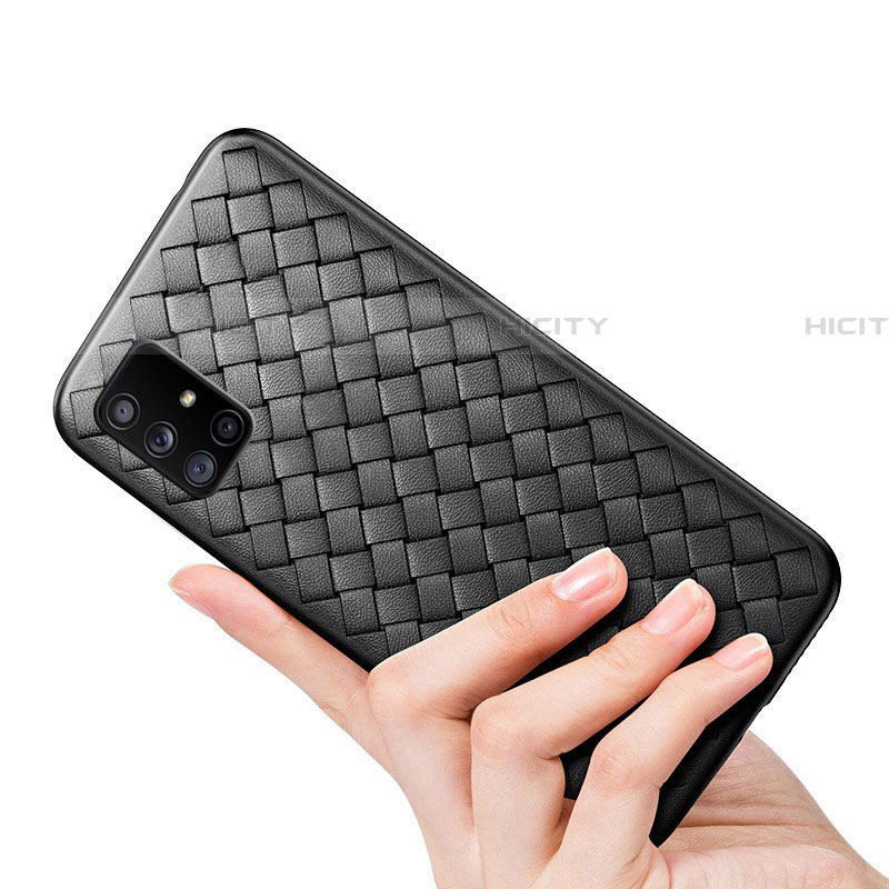 Coque Silicone Gel Motif Cuir Housse Etui S03 pour Samsung Galaxy A71 5G Plus