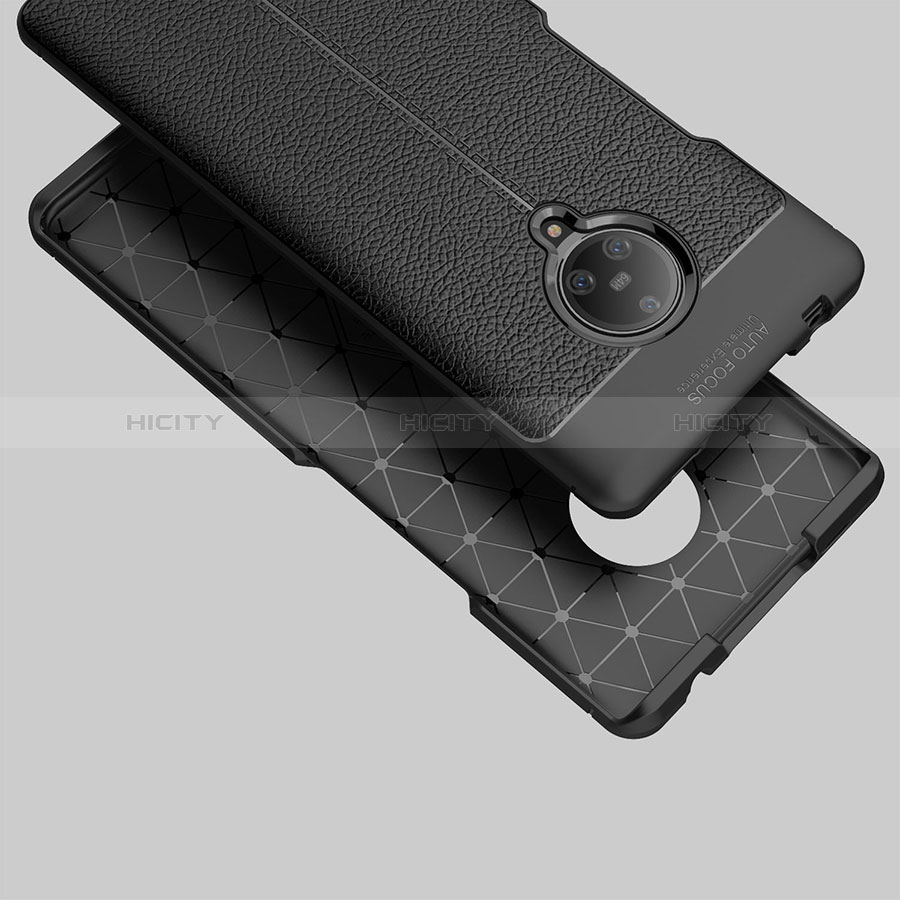 Coque Silicone Gel Motif Cuir Housse Etui S03 pour Vivo Nex 3 5G Plus