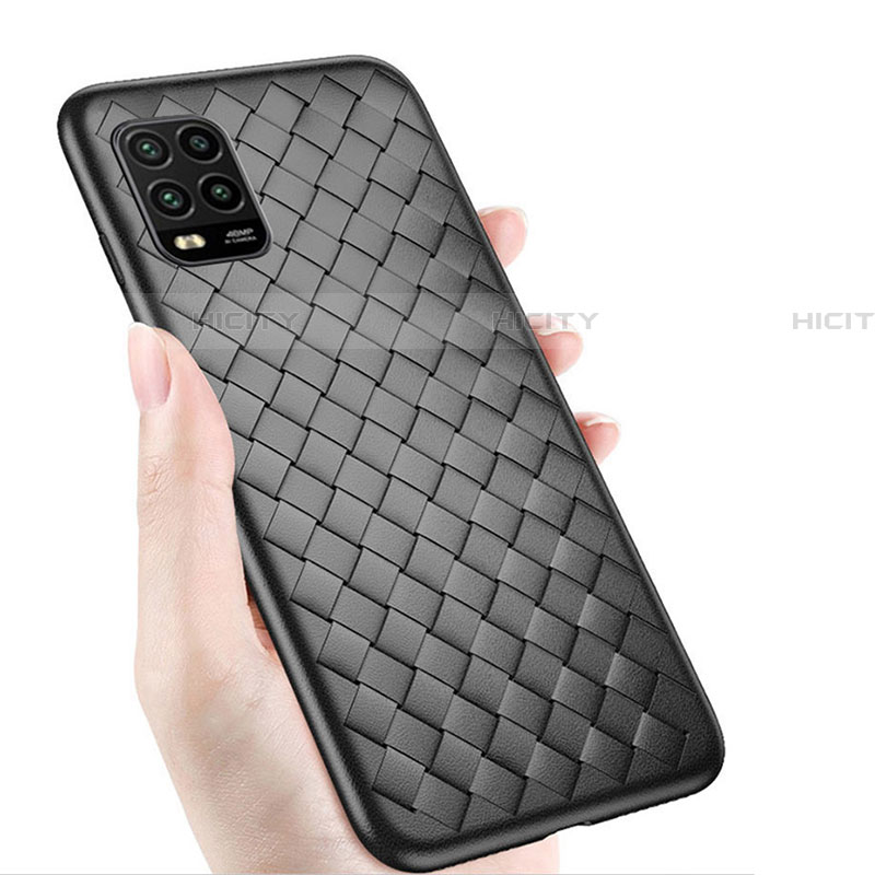 Coque Silicone Gel Motif Cuir Housse Etui S03 pour Xiaomi Mi 10 Lite Plus