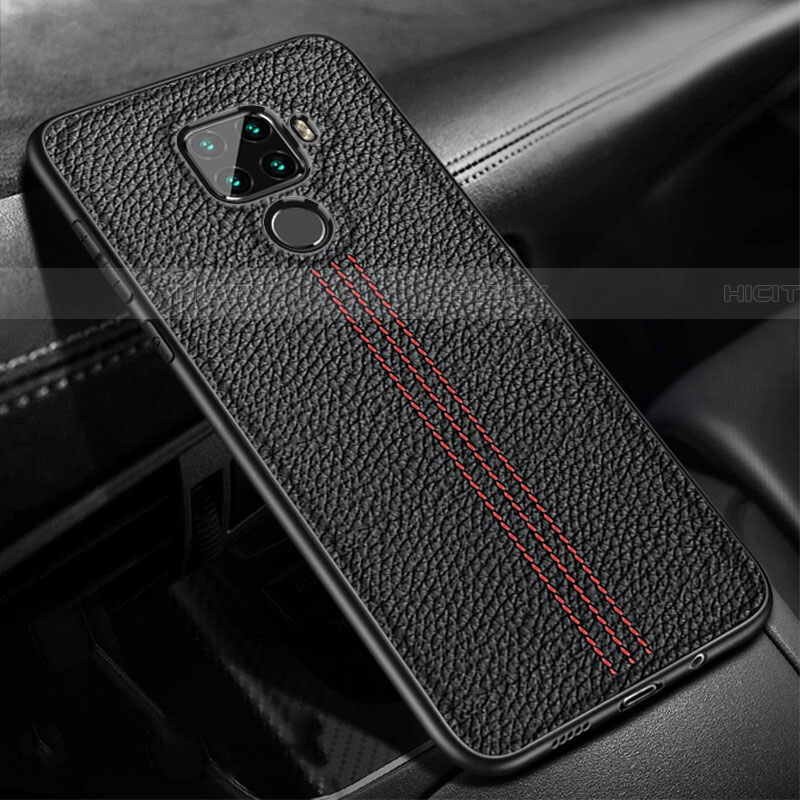 Coque Silicone Gel Motif Cuir Housse Etui S04 pour Huawei Nova 5i Pro Plus