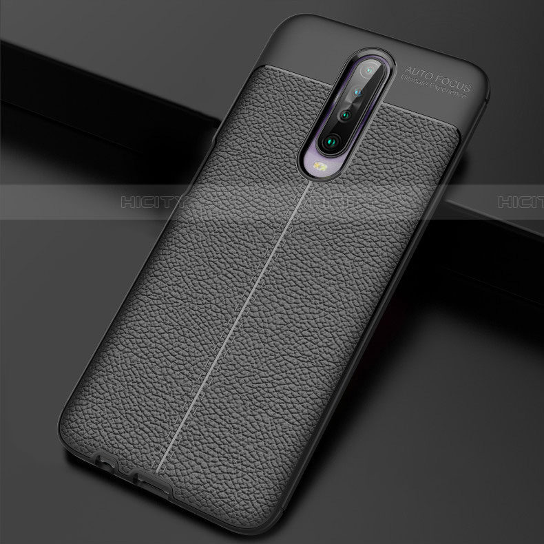 Coque Silicone Gel Motif Cuir Housse Etui S04 pour Xiaomi Redmi K30 5G Plus