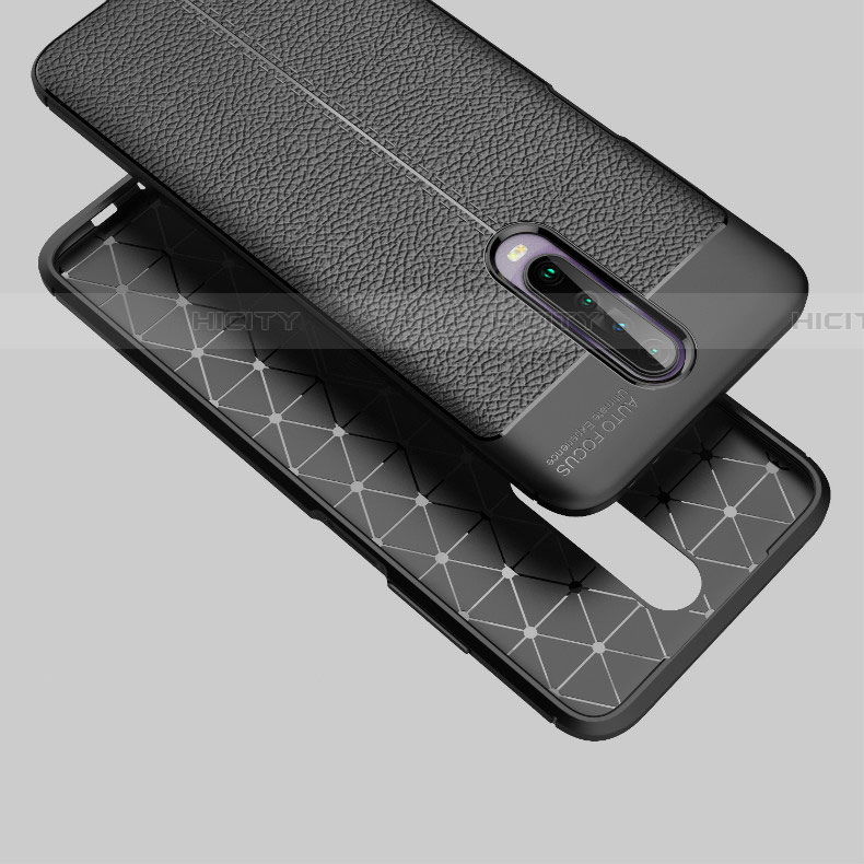 Coque Silicone Gel Motif Cuir Housse Etui S04 pour Xiaomi Redmi K30 5G Plus