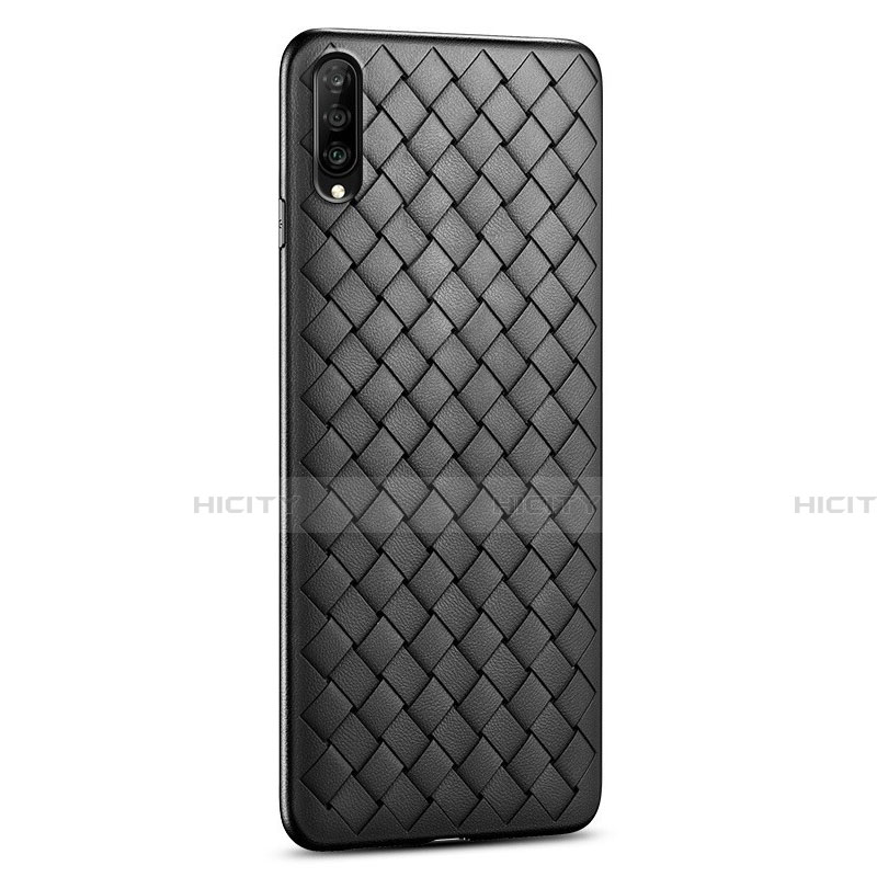 Coque Silicone Gel Motif Cuir Housse Etui S06 pour Huawei Honor 9X Pro Noir Plus