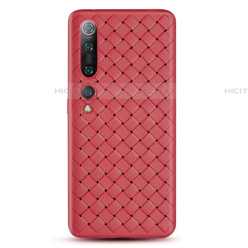 Coque Silicone Gel Motif Cuir Housse Etui S07 pour Xiaomi Mi 10 Plus