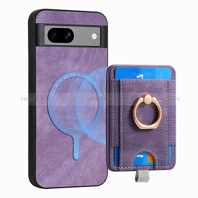 Coque Silicone Gel Motif Cuir Housse Etui SD1 pour Google Pixel 7a 5G Plus