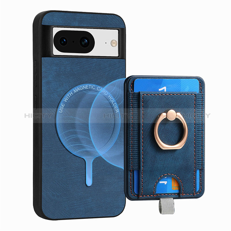 Coque Silicone Gel Motif Cuir Housse Etui SD1 pour Google Pixel 8 5G Plus