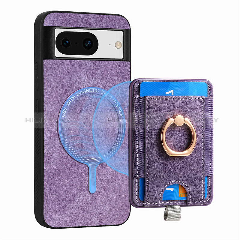 Coque Silicone Gel Motif Cuir Housse Etui SD1 pour Google Pixel 8 5G Plus