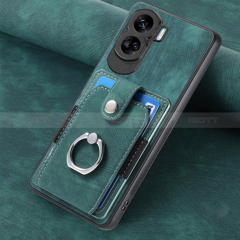 Coque Silicone Gel Motif Cuir Housse Etui SD1 pour Huawei Honor 90 Lite 5G Plus